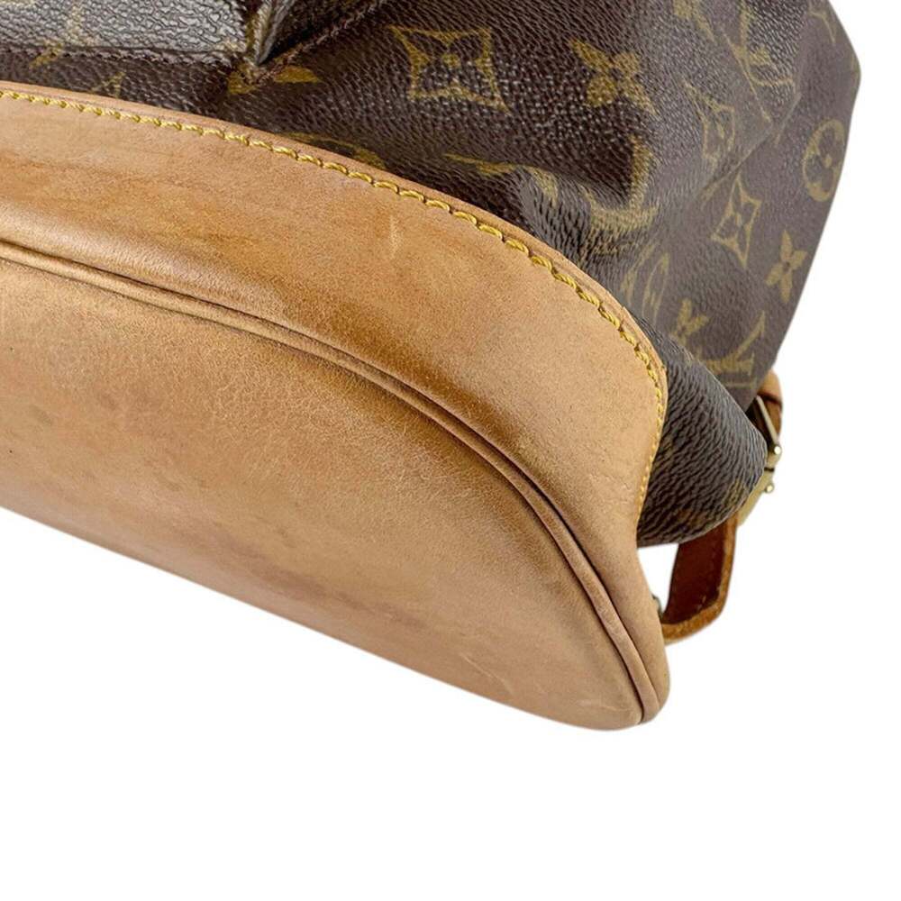 LOUIS VUITTON Brown Monogram Canvas Backpack - Picture 9 of 13